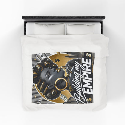 Building My Empire – Plush Velveteen Blanket