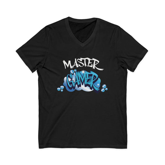 Master Gamer - Unisex Jersey Short Sleeve V-Neck Tee