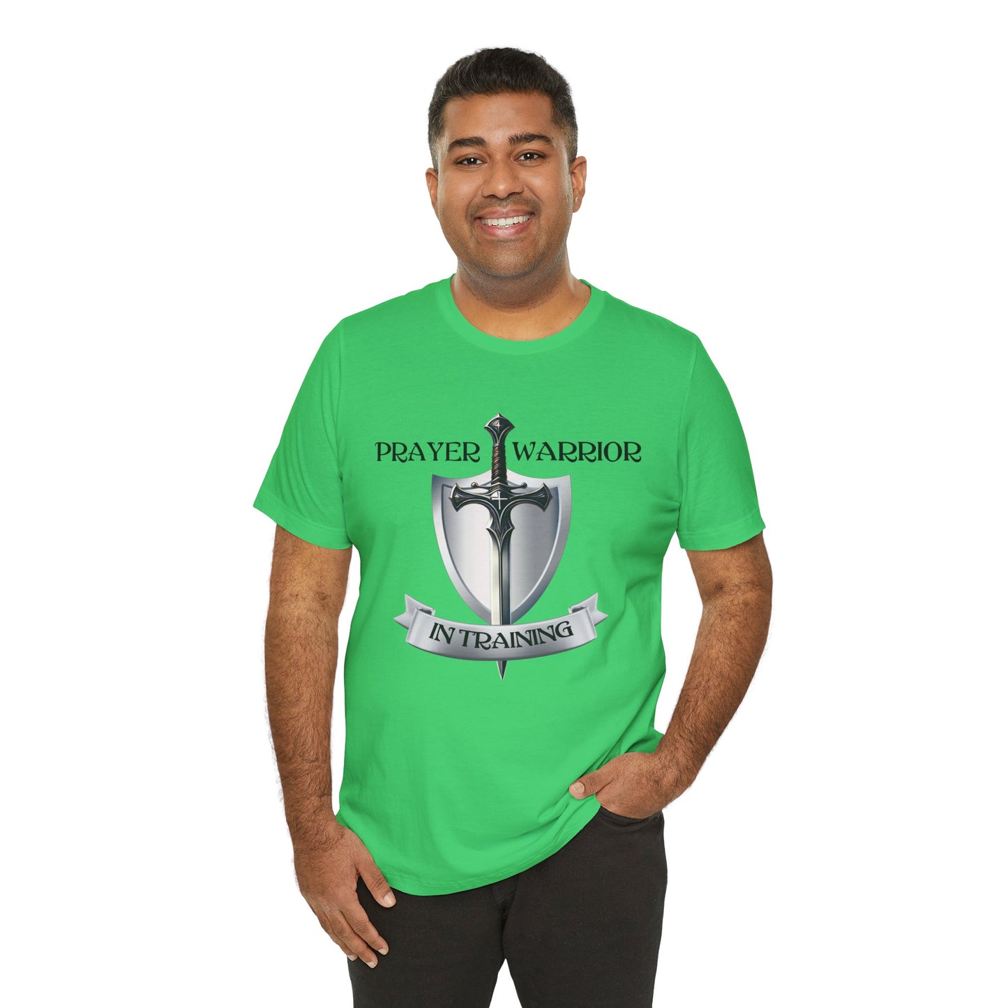 Prayer Warrior in Training - Unisex Jersey Short Sleeve Tee