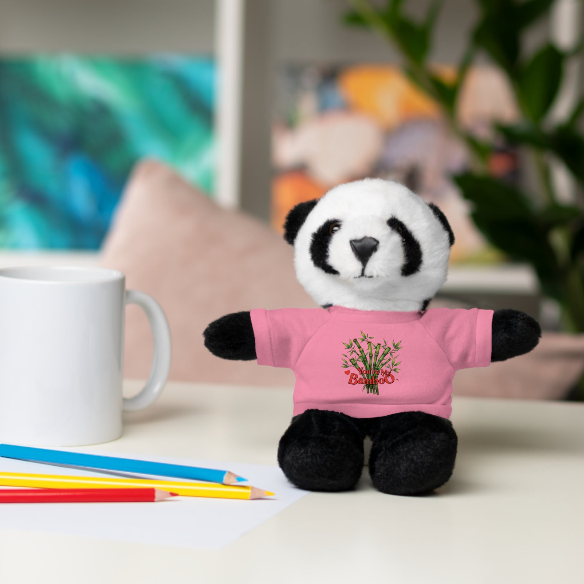 'You're My Bamboo' - Stuffed Panda with Tee - Creatively Designed Shop