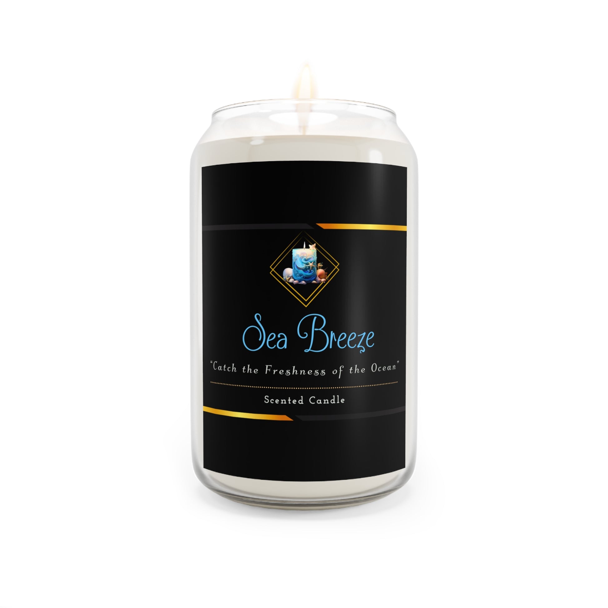 Sea Breeze - Scented Candle, 13.75oz - Creatively Designed Shop
