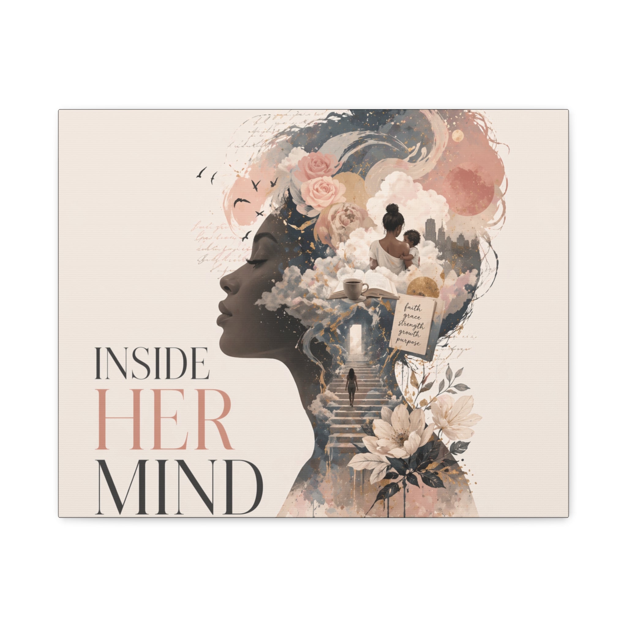 Inside Her Mind - Matte Canvas Wall Art