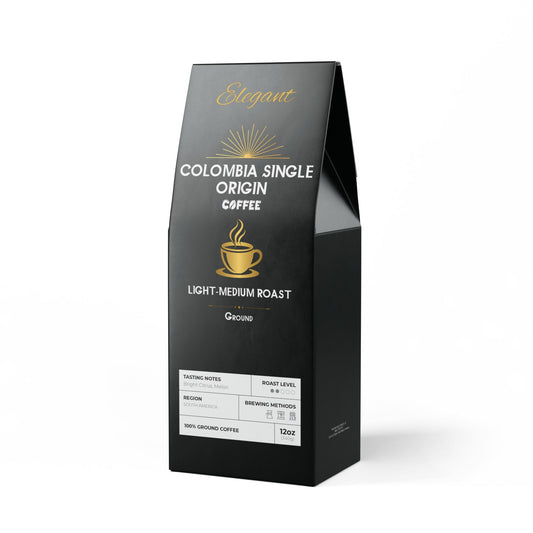 Elegant Colombia Single Origin Coffee (Light-Medium Roast)