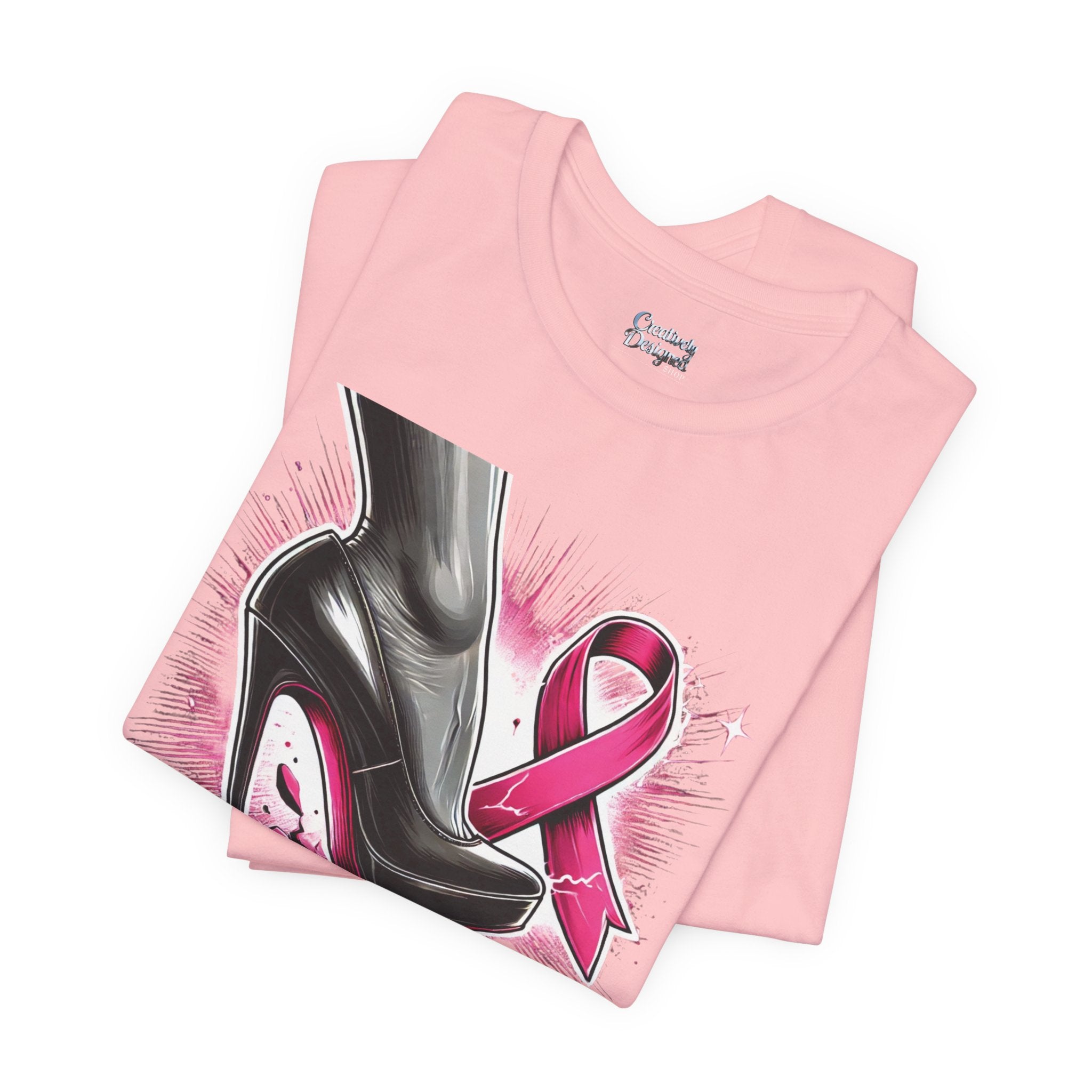 Stepping on Cancer - Unisex Jersey Short Sleeve Tee
