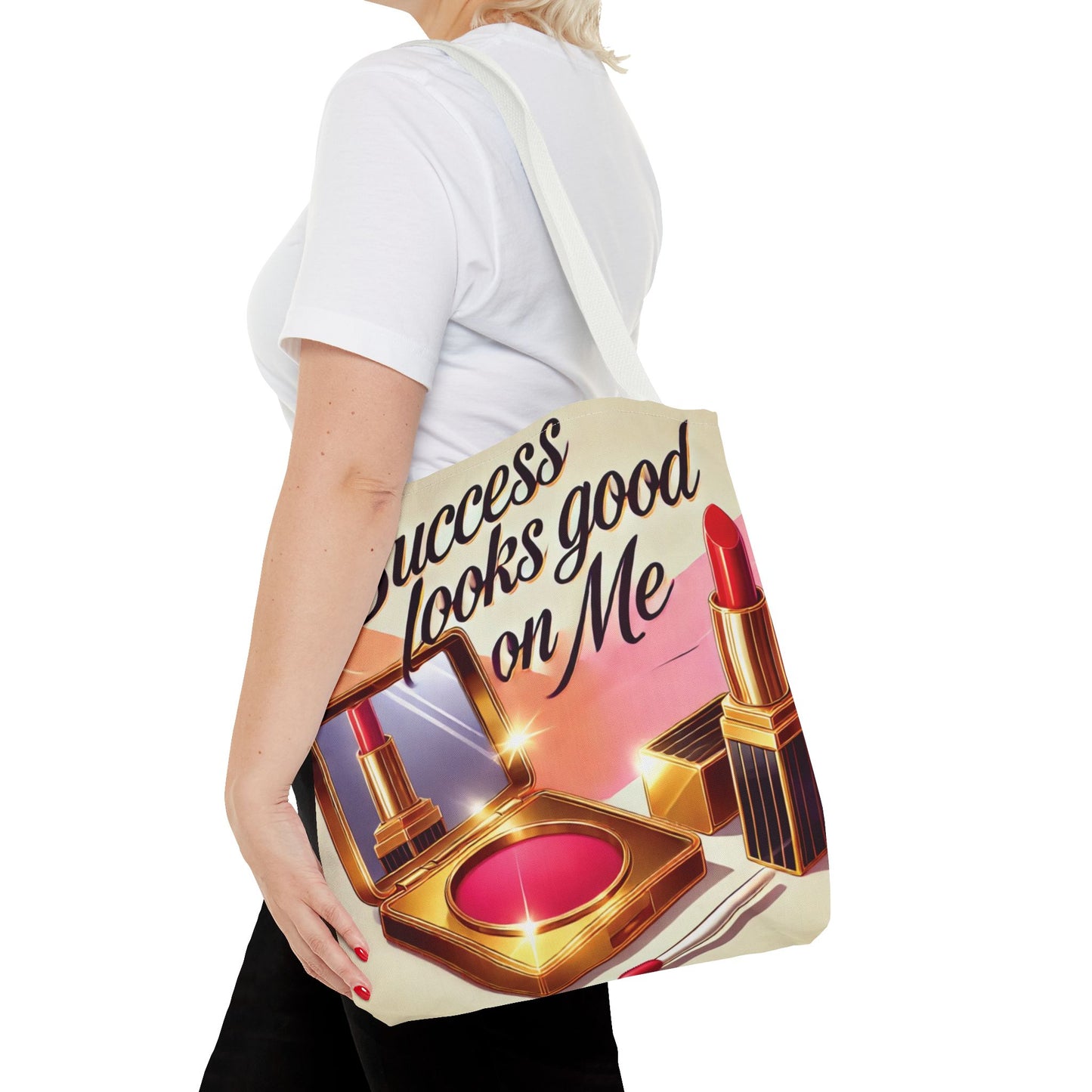 "Success Looks Good On Me" - Tote Bag (AOP) - Creatively Designed Shop
