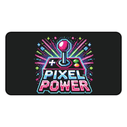 "Pixel Power" - Desk Mat - Creatively Designed Shop