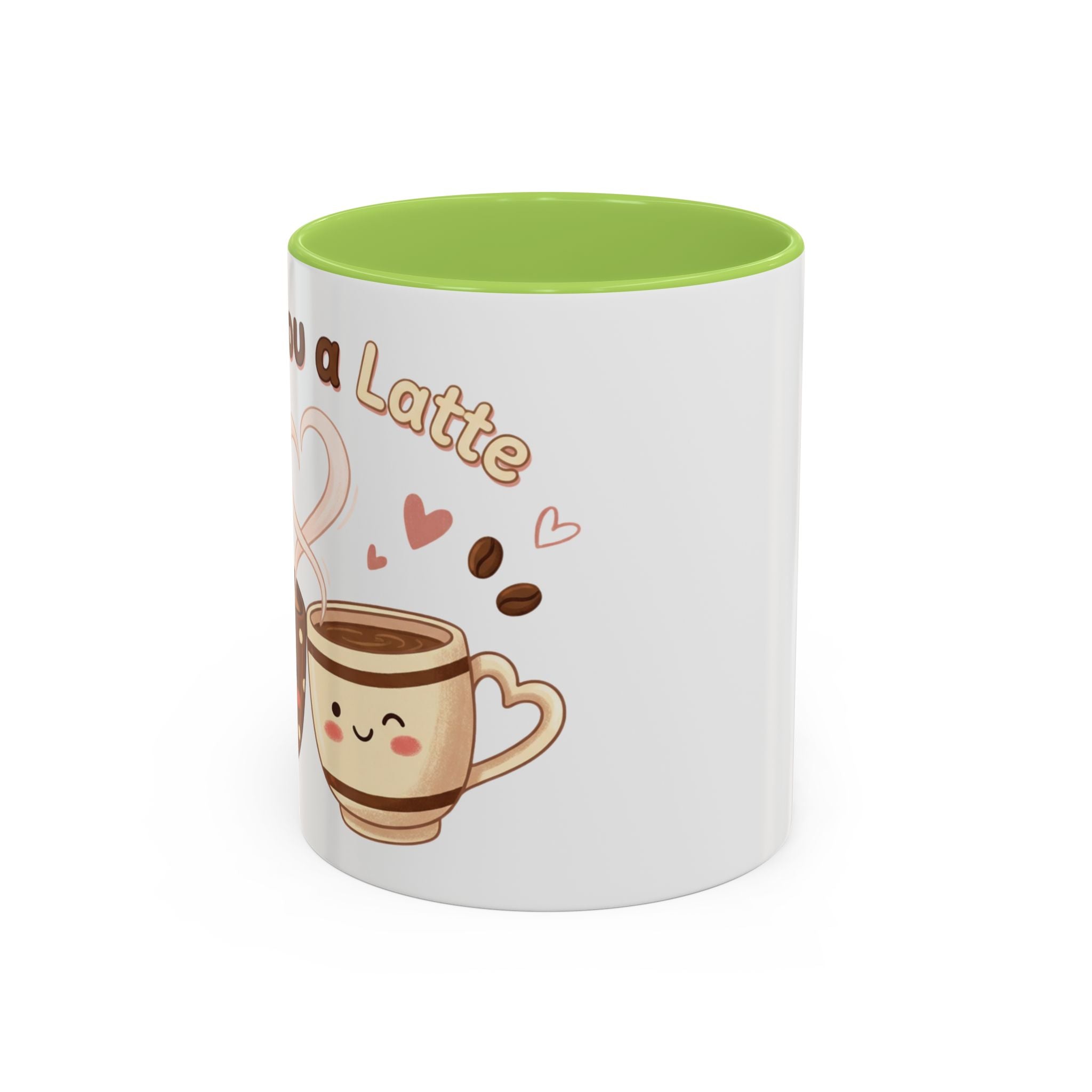 Love You A Latte – Accent Coffee Mug