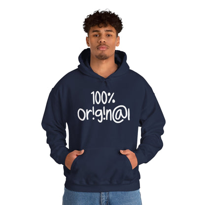 "100% Or!g!n@l" - Unisex Heavy Blend™ Hooded Sweatshirt