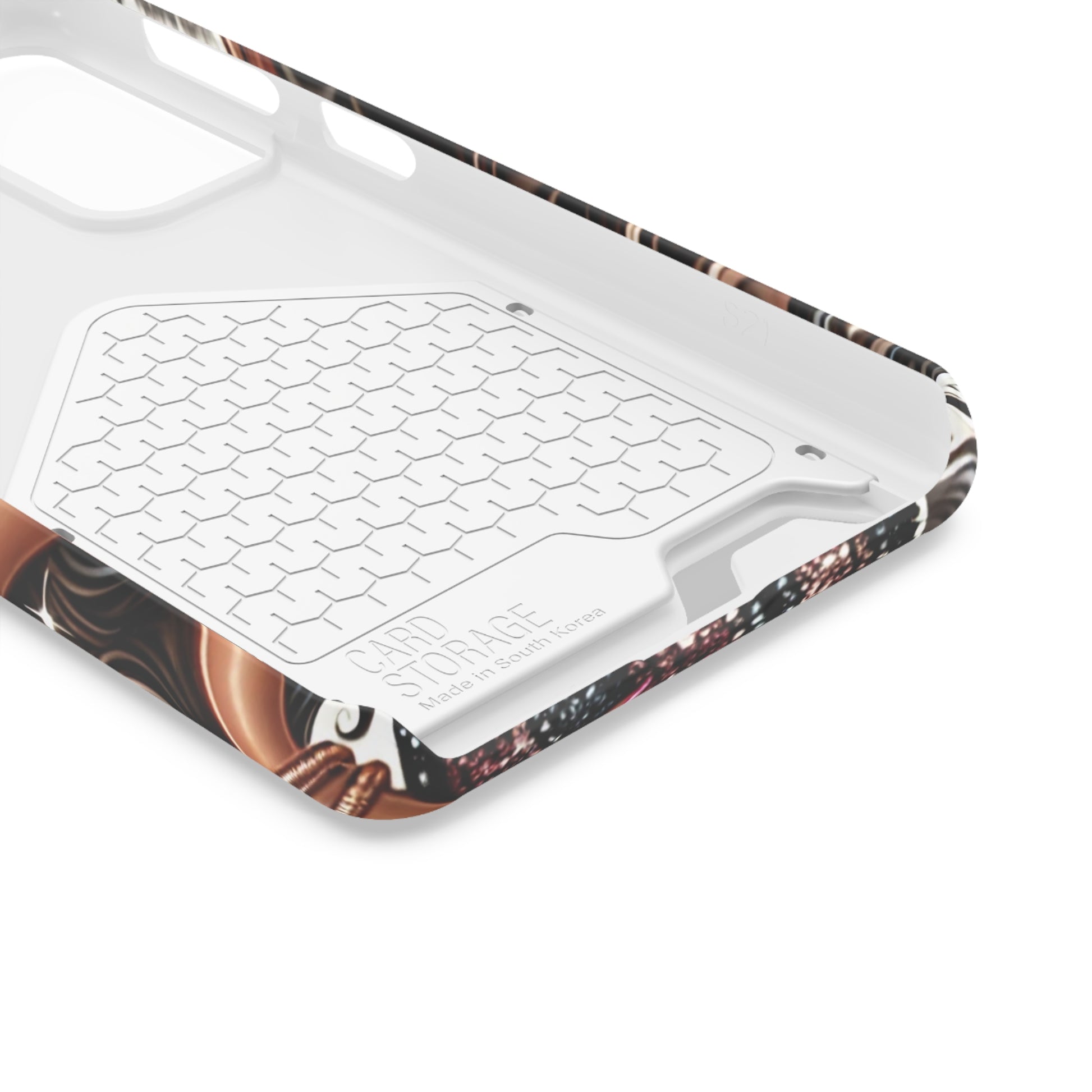 "Beautiful" - Phone Case With Card Holder - Creatively Designed Shop