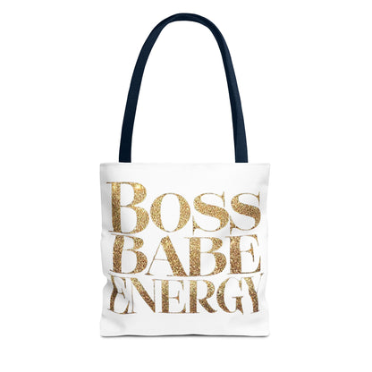 Boss Babe Energy - Tote Bag (AOP) - Creatively Designed Shop