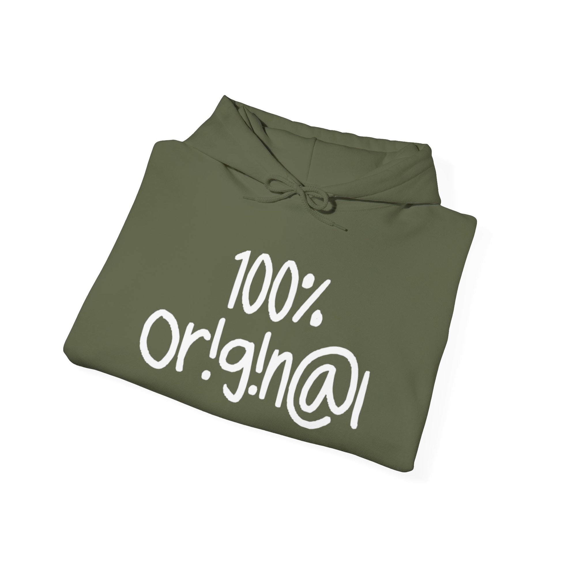 "100% Or!g!n@l" - Unisex Heavy Blend™ Hooded Sweatshirt - Creatively Designed Shop