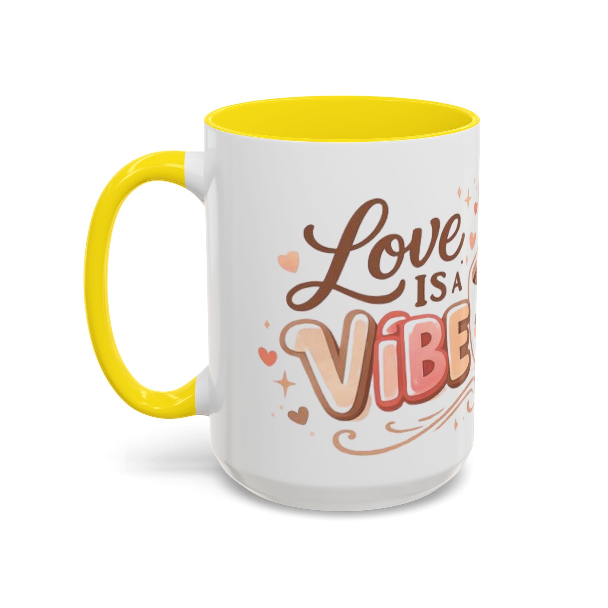 Love Is a Vibe – Accent Coffee Mug
