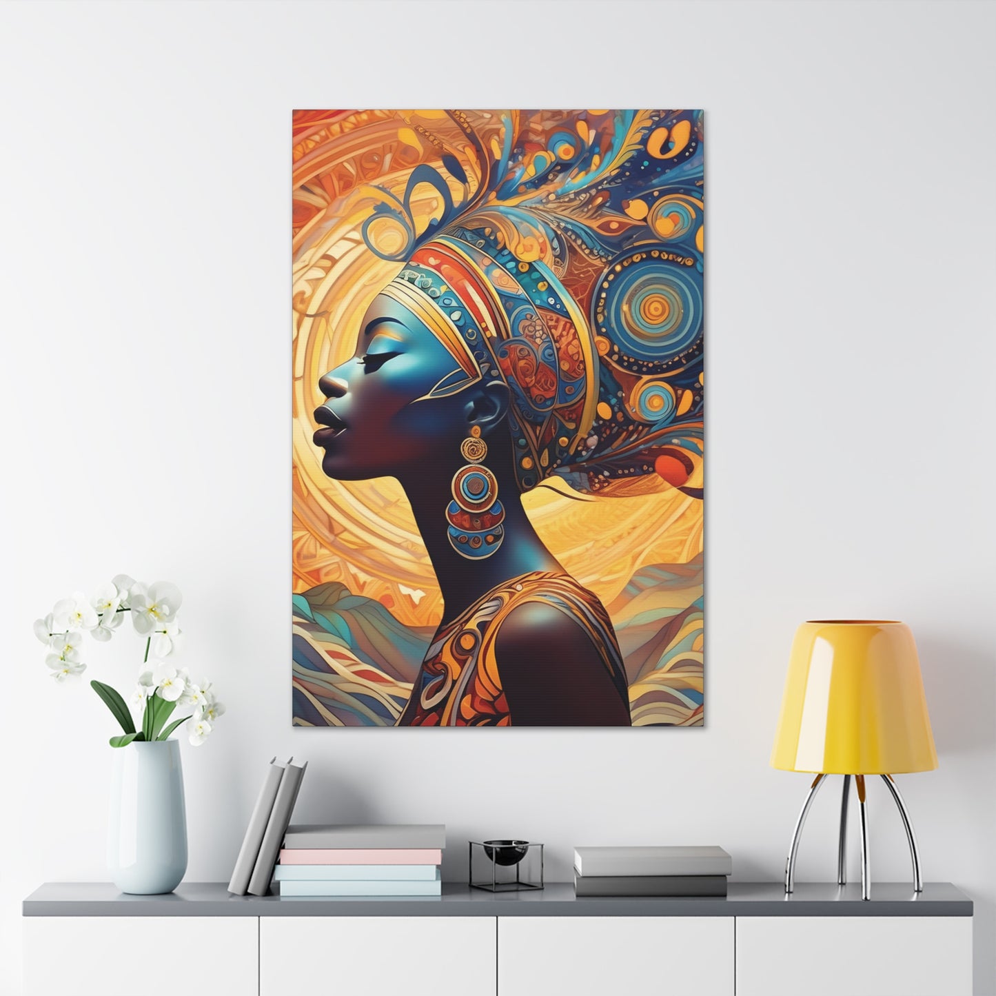 African Beauty - Canvas Gallery Wraps