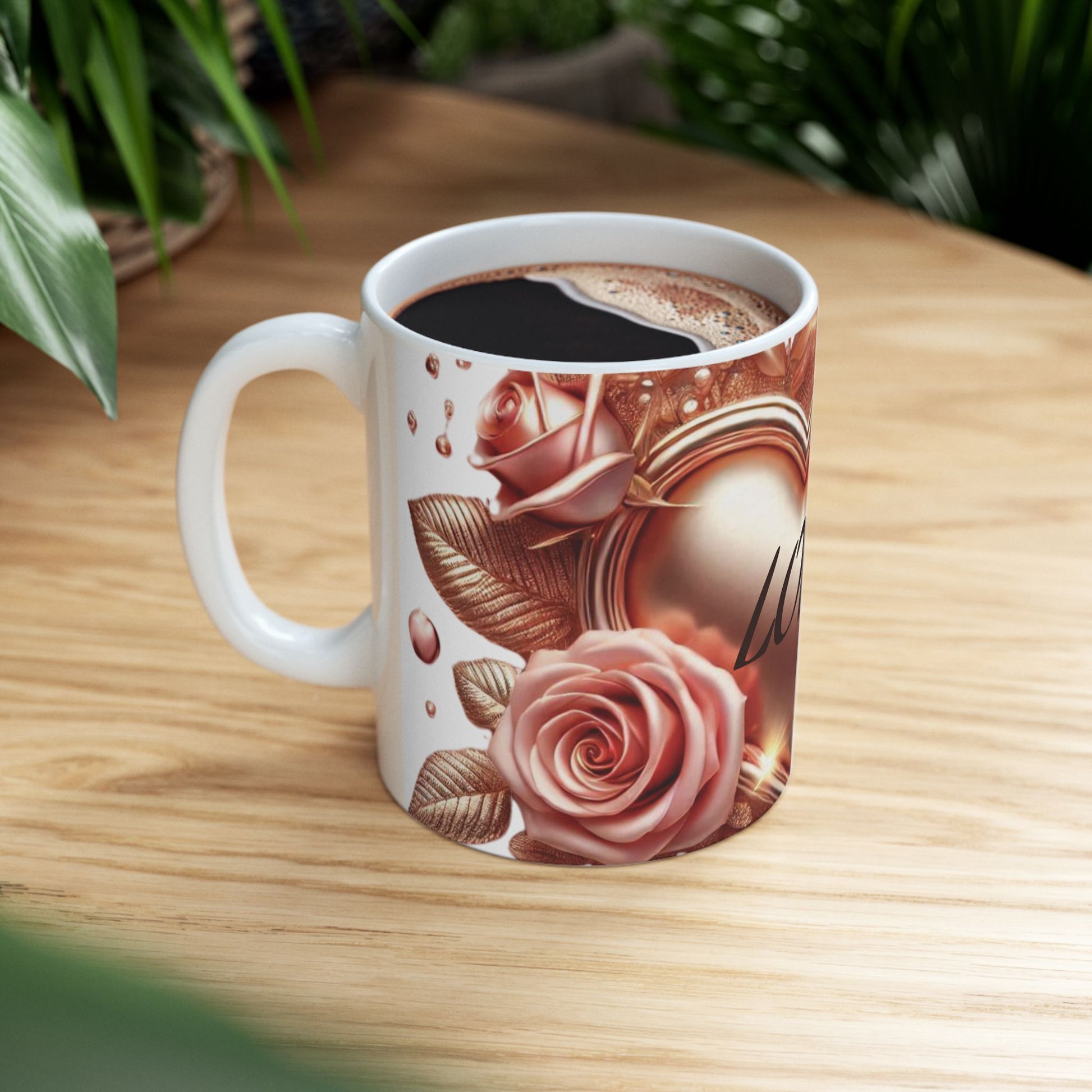 Love Rosegold - Ceramic Mug (11oz & 15oz) - Creatively Designed Shop