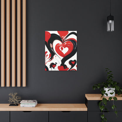 Hearts & Love - Canvas Gallery Wraps