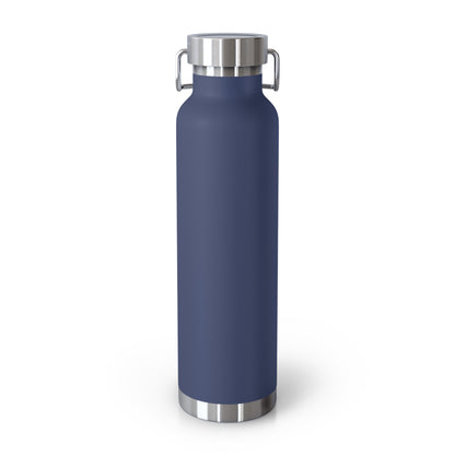 "Your Daily Dose of Hydration" - Copper Vacuum Insulated Bottle, 22oz - Creatively Designed Shop