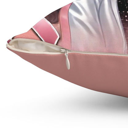 Bold Beautiful Unbreakable - Spun Polyester Square Pillow