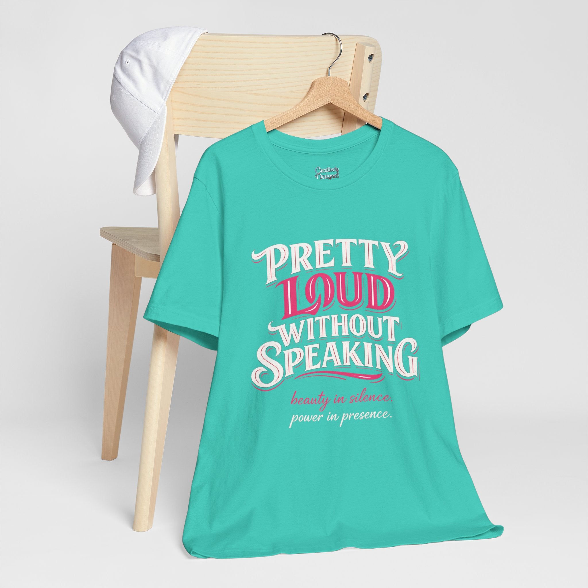 Pretty Loud Without Speaking - Jersey Short Sleeve Tee