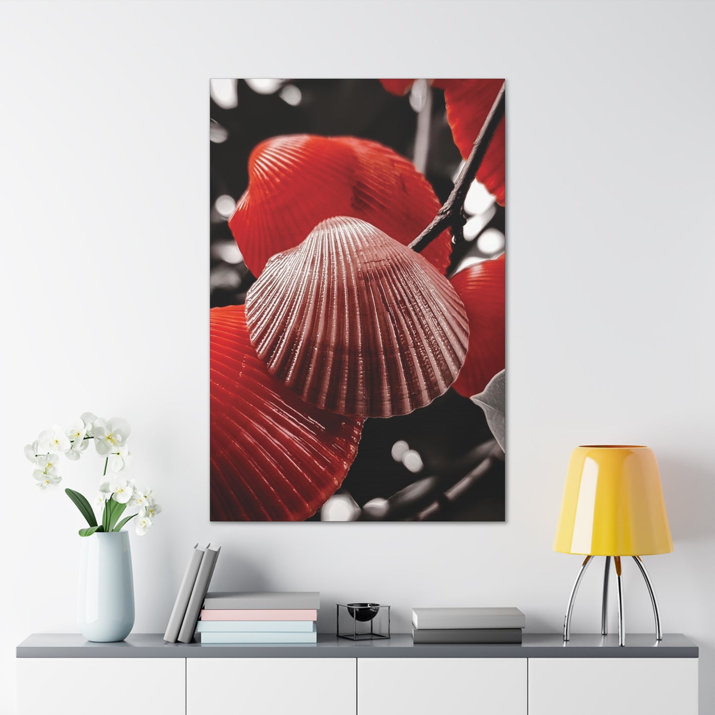 Red Shells - Canvas Gallery Wraps