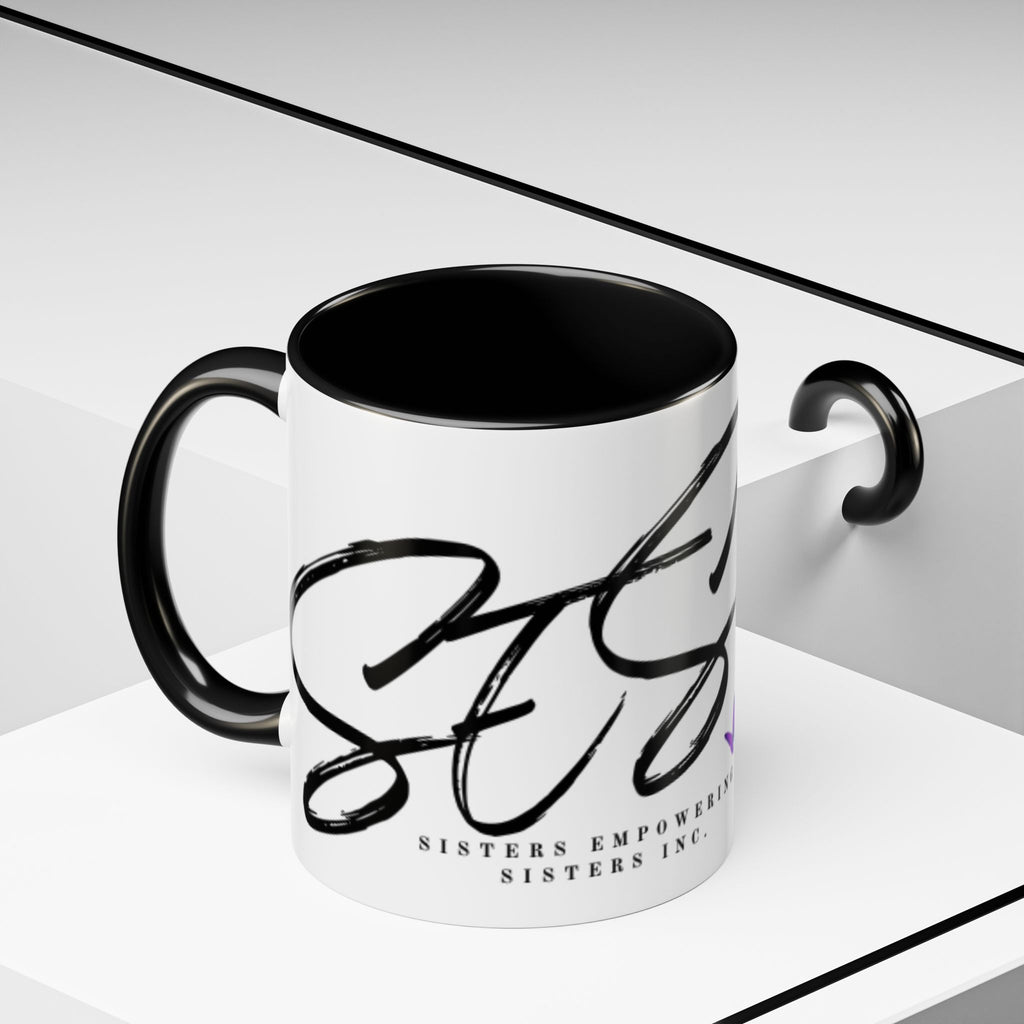 Sisters Empowering Sisters (SES) - Accent Coffee Mug