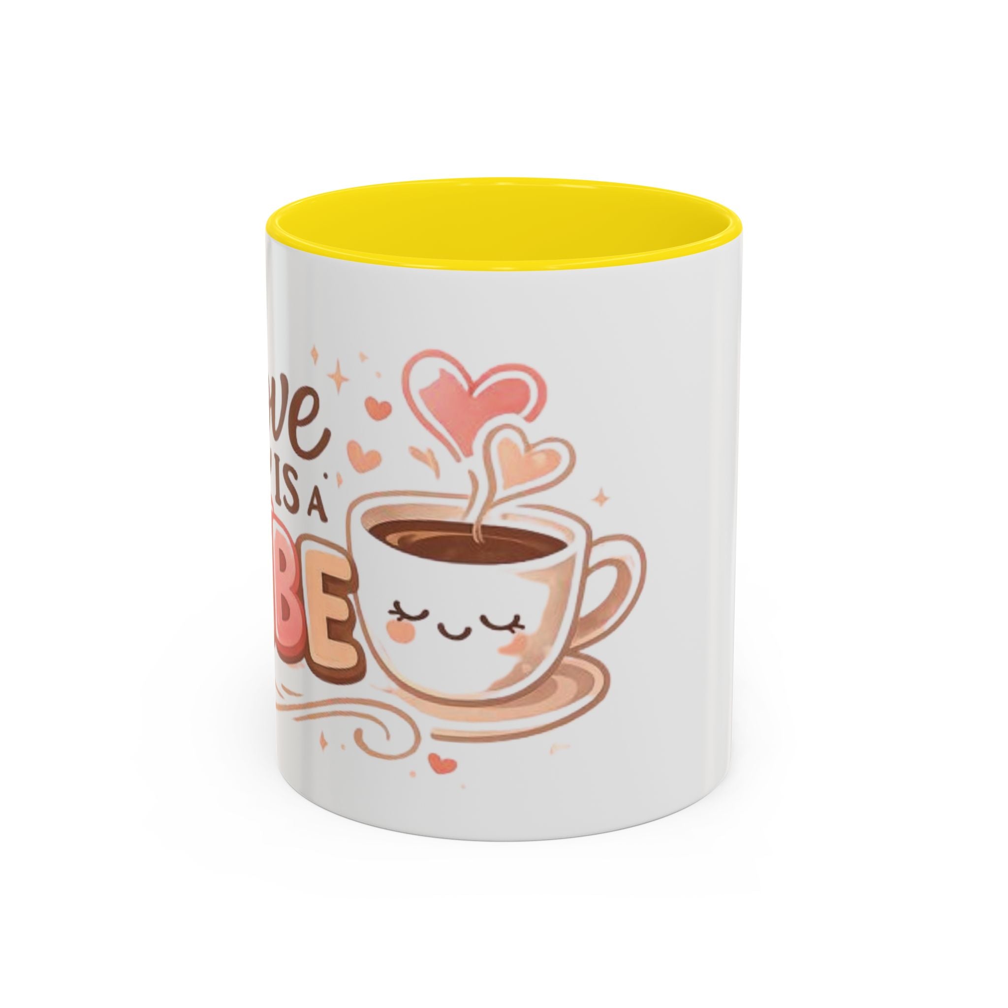 Love Is a Vibe – Accent Coffee Mug