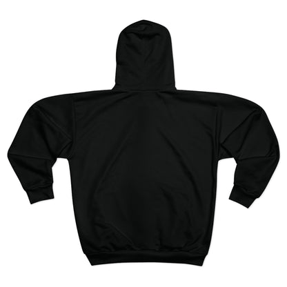 Carroll's Edition (Black) "Stronger Than Pink" - Unisex Zip Hoodie (AOP)