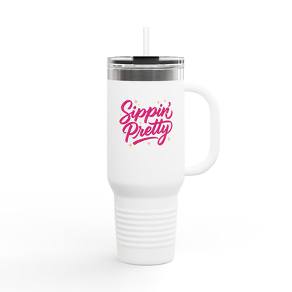 Sippin' Pretty - Insulated Travel Mug, 40oz