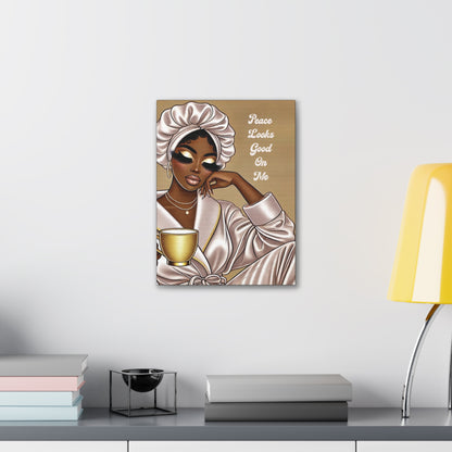 Peace Looks Good On Me - Canvas Art