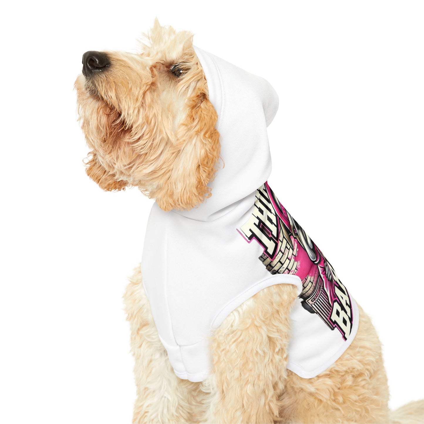 Think Pink Bark Loud - Pet Hoodie