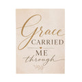 Grace Carried Me Through - Velveteen Plush Blanket