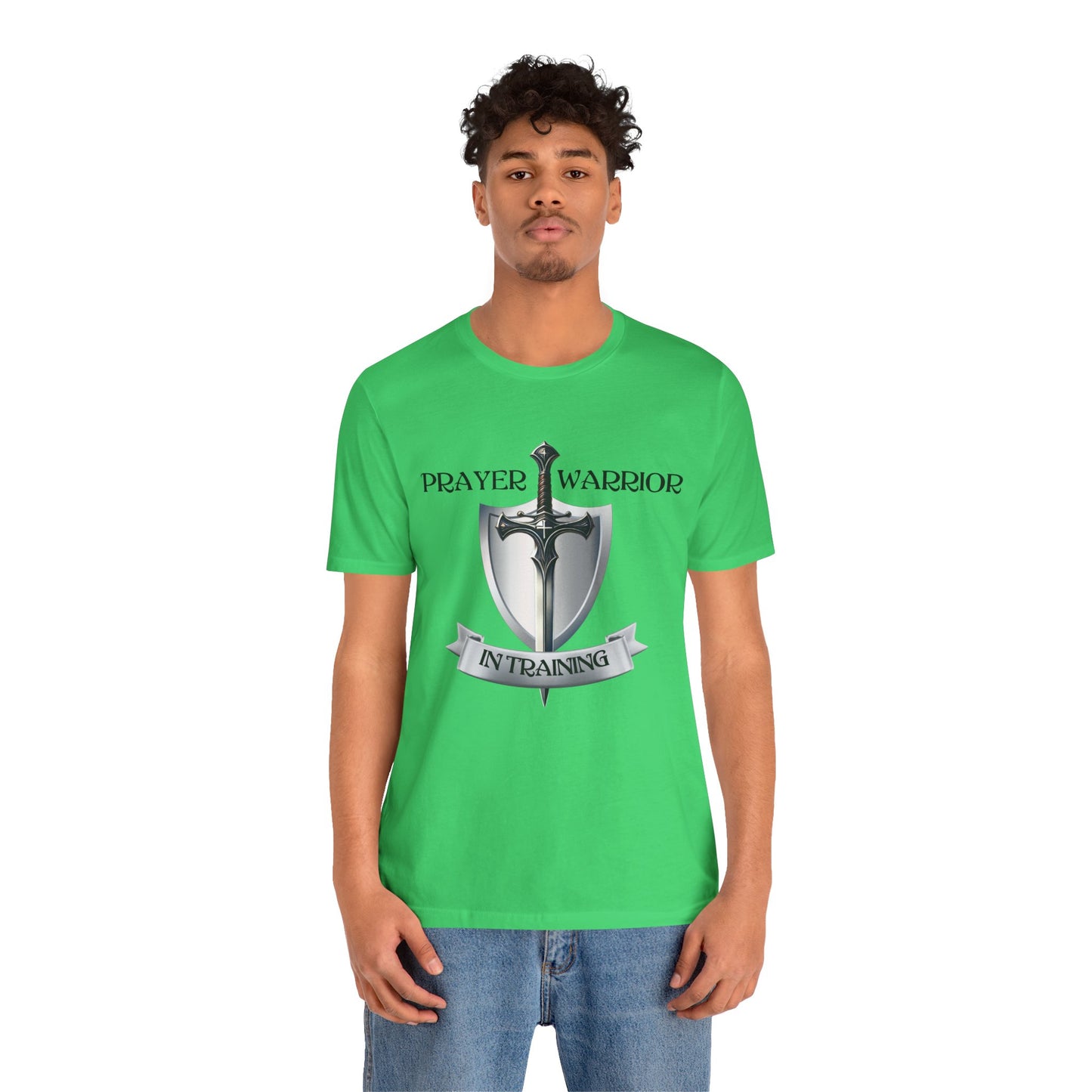 Prayer Warrior in Training - Unisex Jersey Short Sleeve Tee