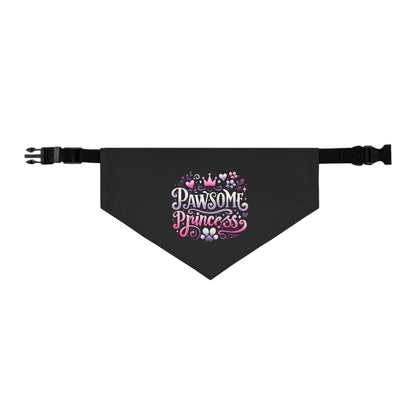 Pawsome Princess - Pet Bandana Collar