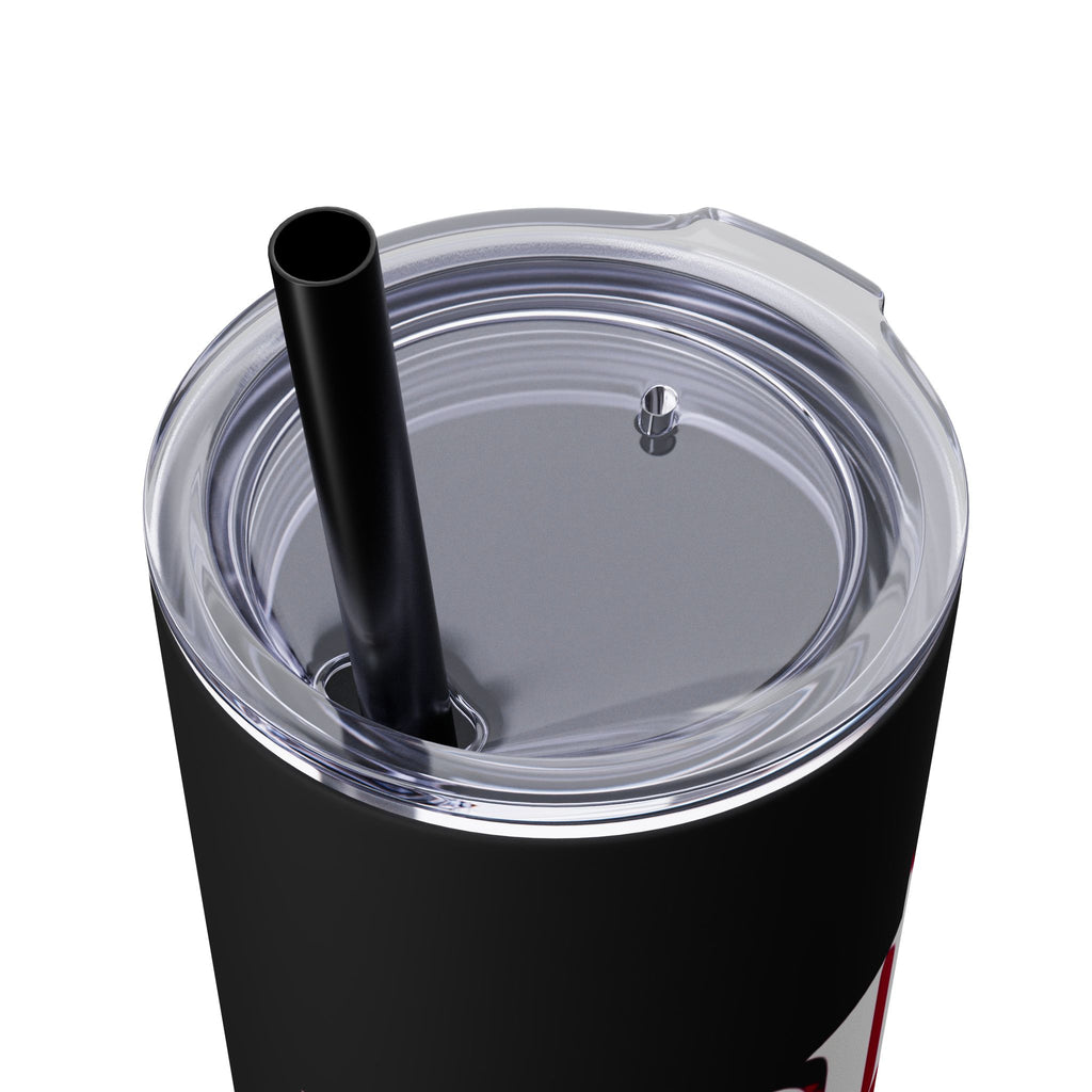 Drink Like A Boss - Skinny Tumbler with Straw, 20oz