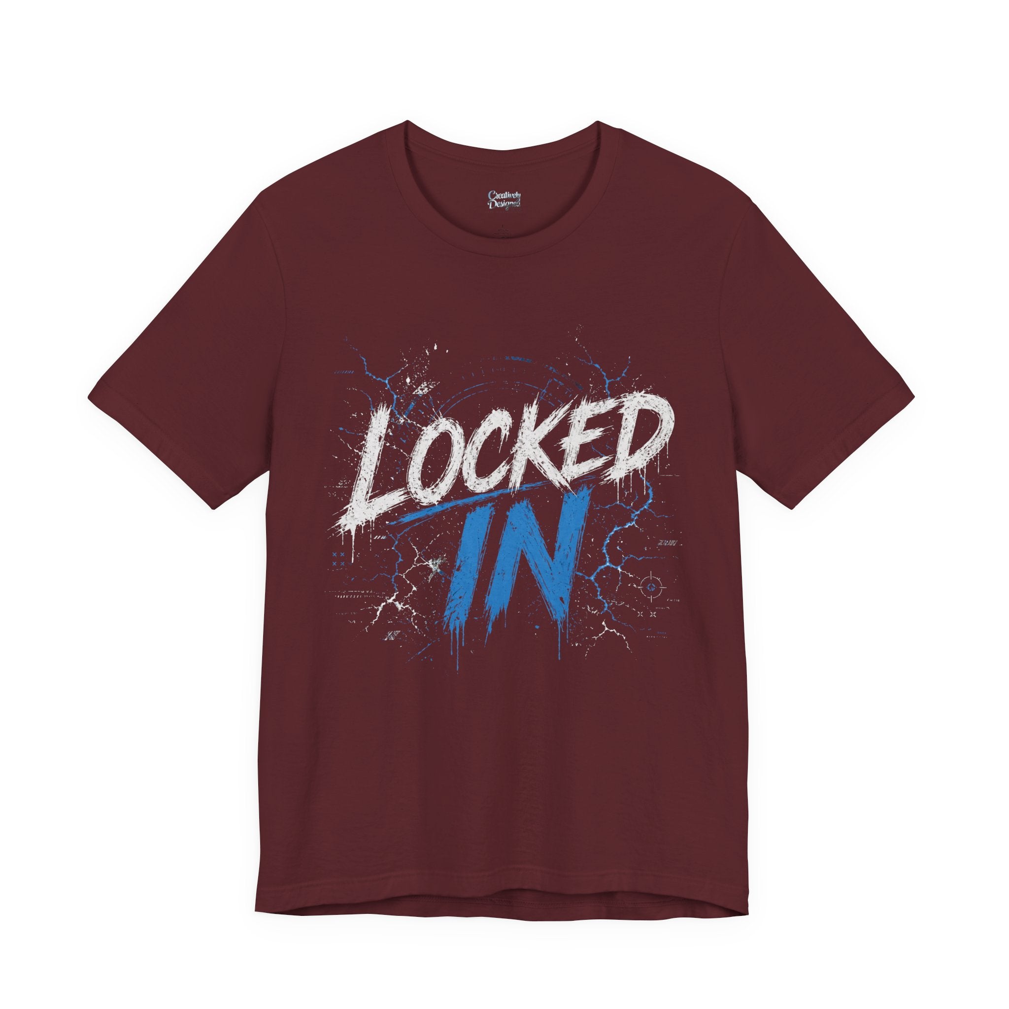 Locked In (Blue) - Jersey Short Sleeve Tee