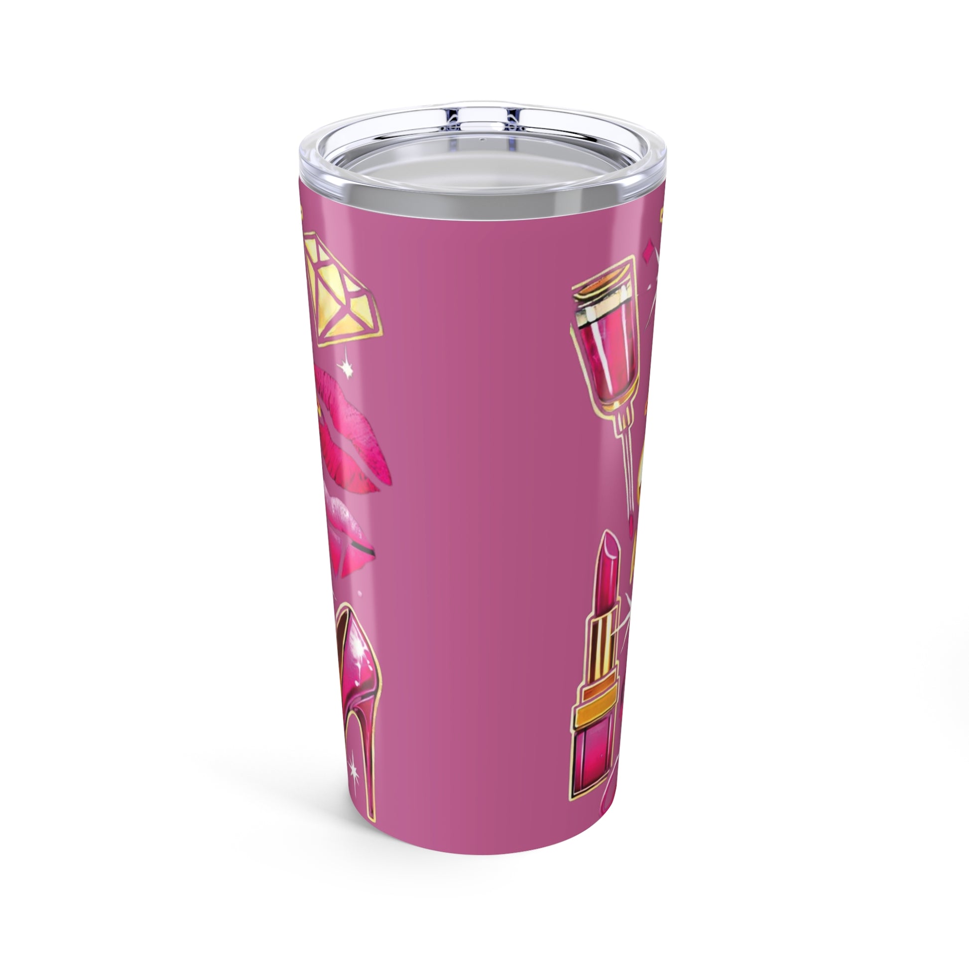 Pink, Sip & Love - Pink Tumbler 20oz - Creatively Designed Shop