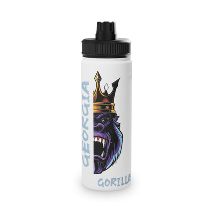 Georgia Gorillas - Stainless Steel Water Bottle, Sports Lid - Creatively Designed Shop