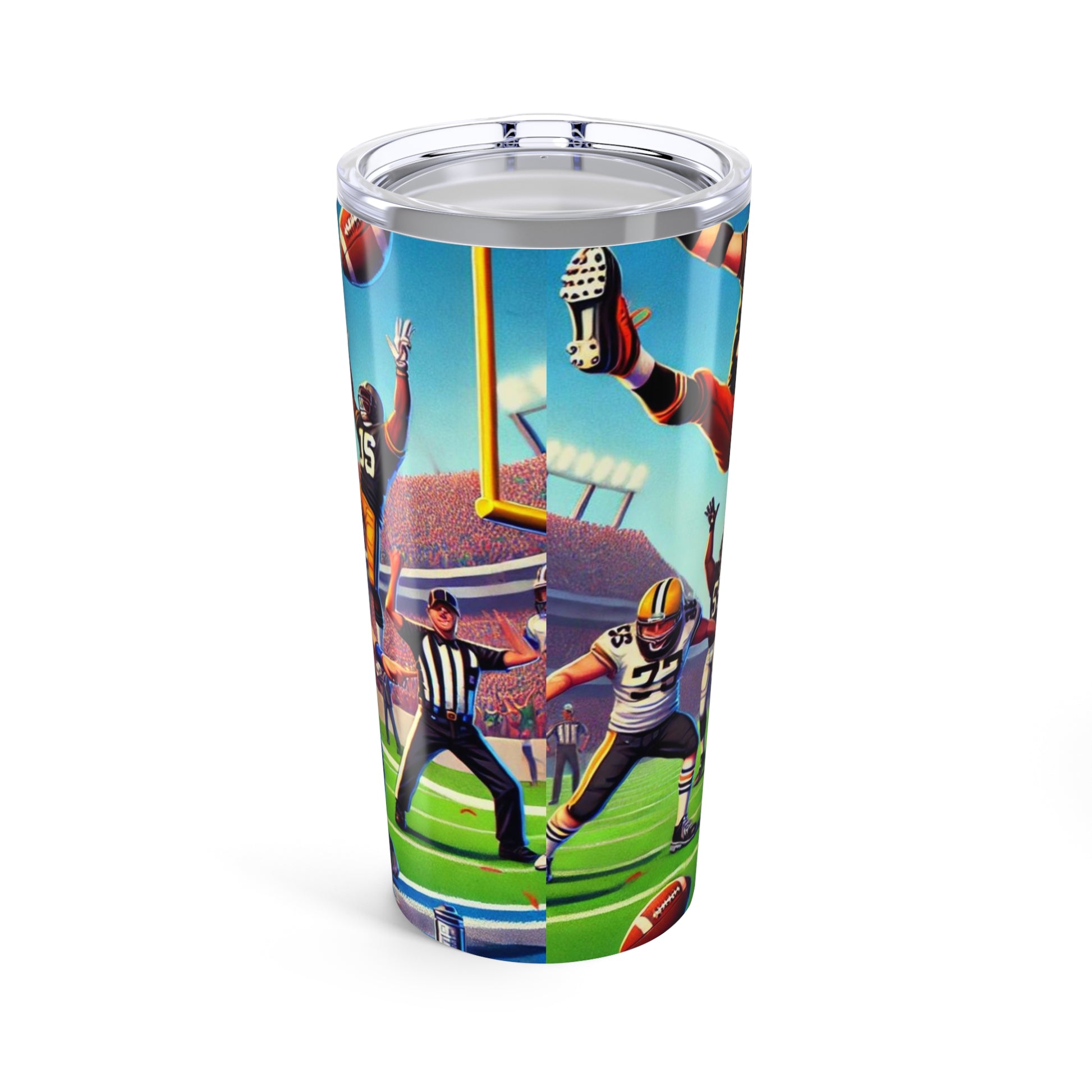Dancing in the Endzone - Tumbler 20oz - Creatively Designed Shop
