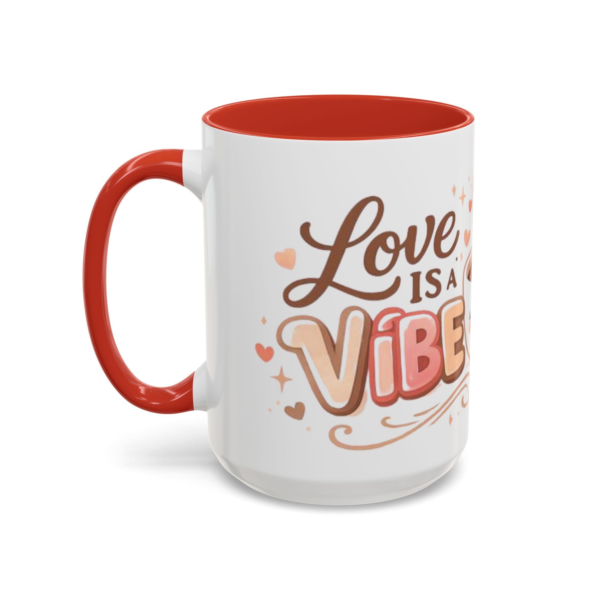 Love Is a Vibe – Accent Coffee Mug