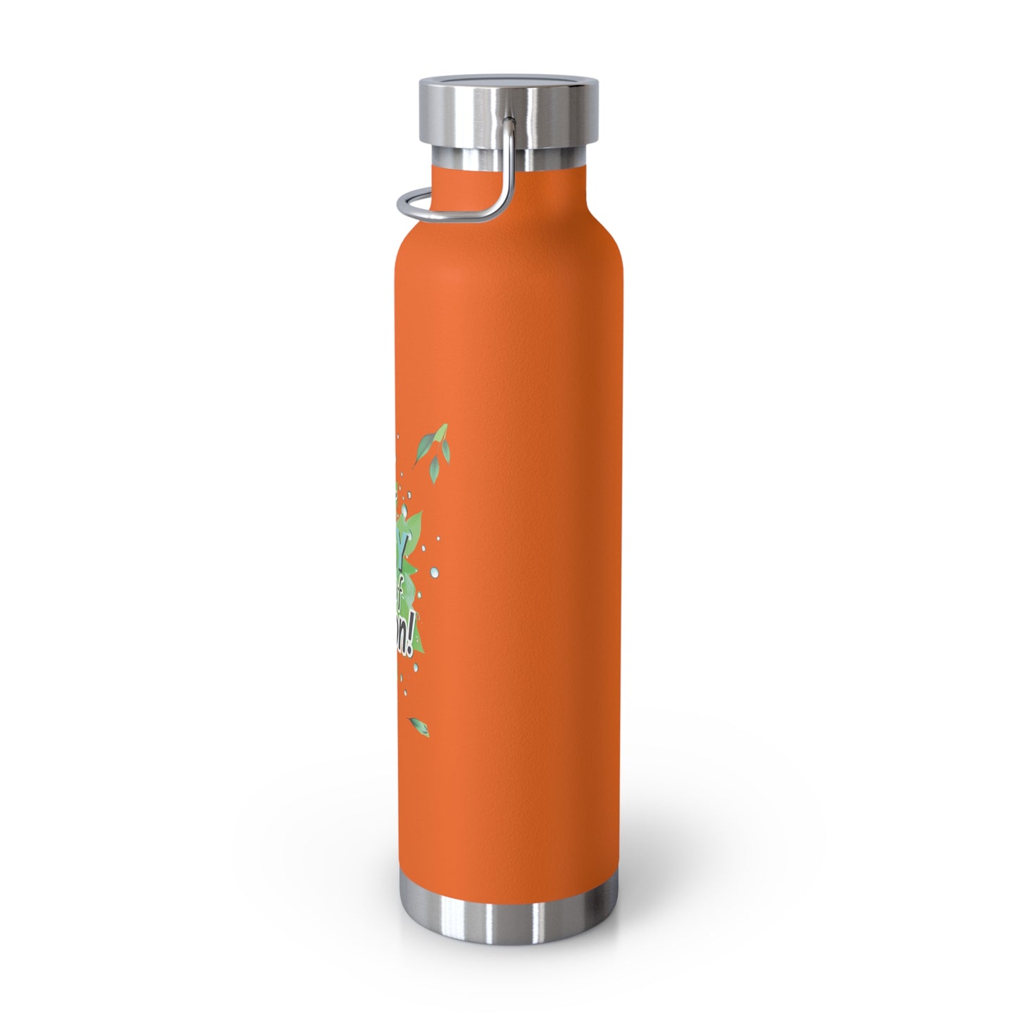 "Your Daily Dose of Hydration" - Copper Vacuum Insulated Bottle, 22oz - Creatively Designed Shop