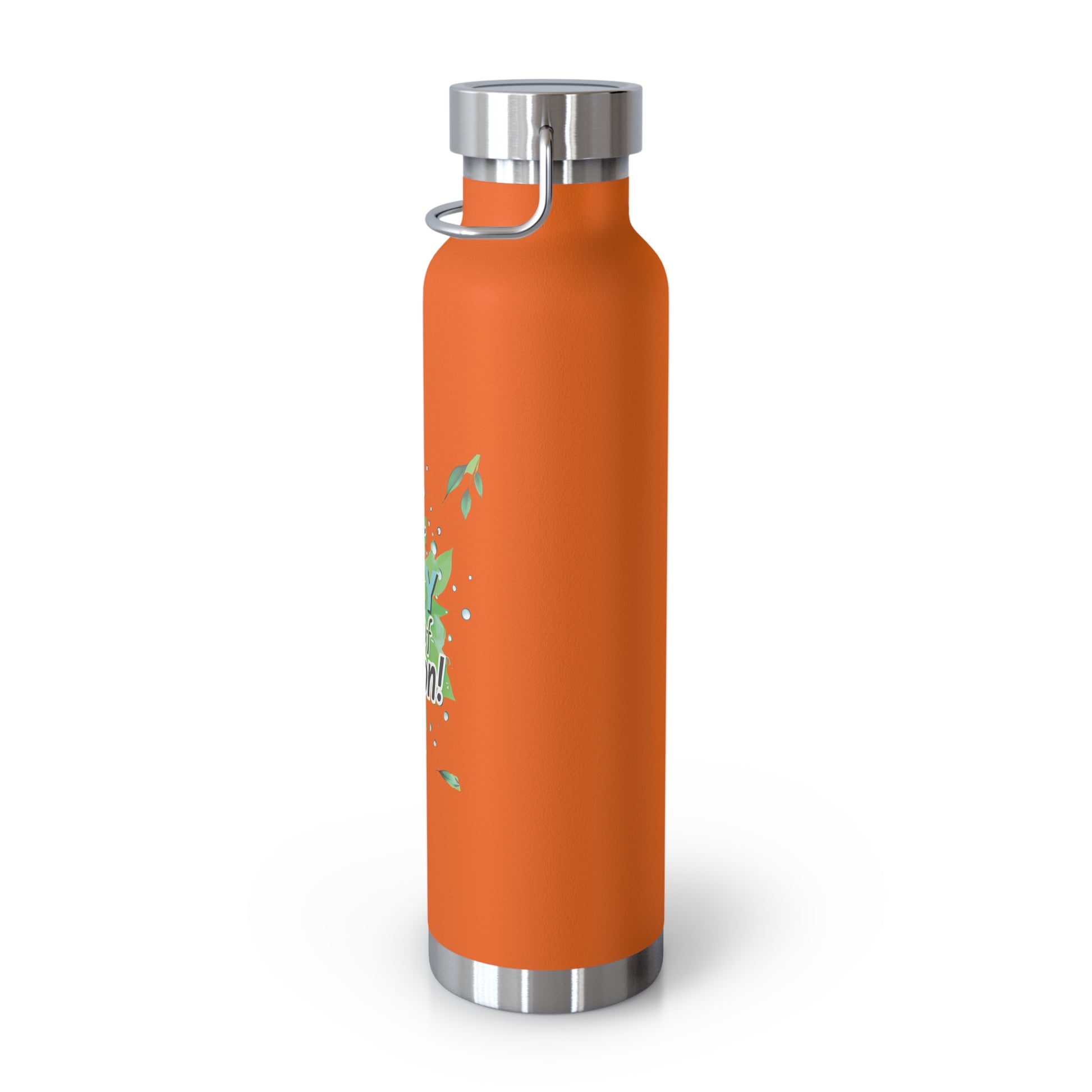 "Your Daily Dose of Hydration" - Copper Vacuum Insulated Bottle, 22oz - Creatively Designed Shop