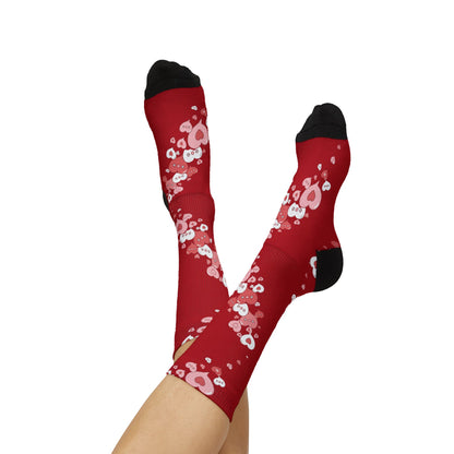 Conversation Bubble Hearts Socks