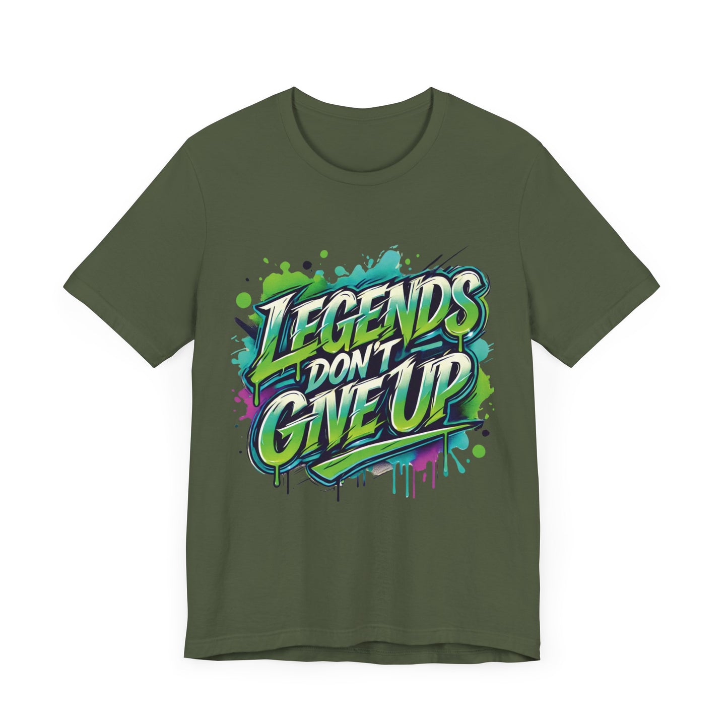 Legends Don't Give Up - Unisex Jersey Short Sleeve Tee