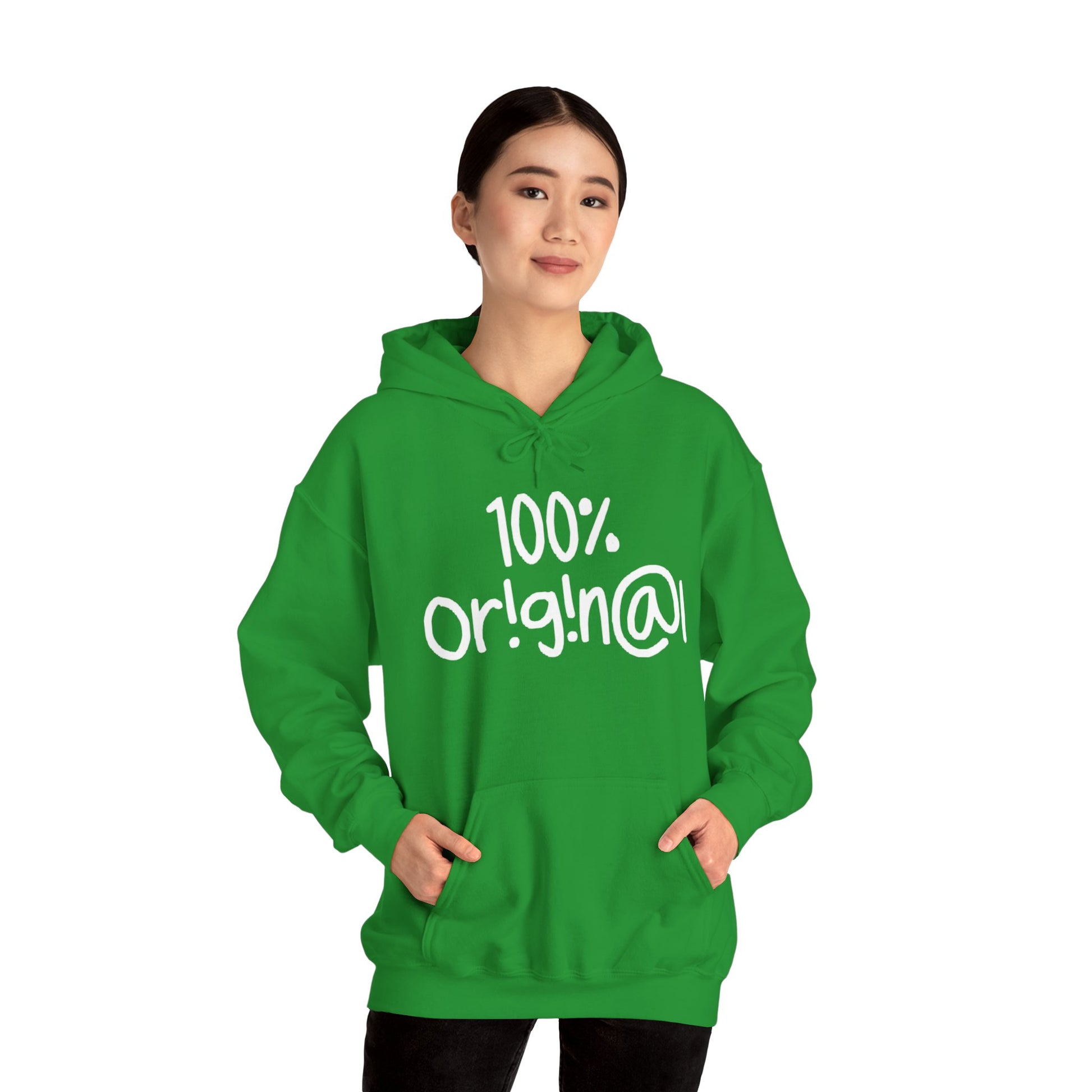 "100% Or!g!n@l" - Unisex Heavy Blend™ Hooded Sweatshirt - Creatively Designed Shop
