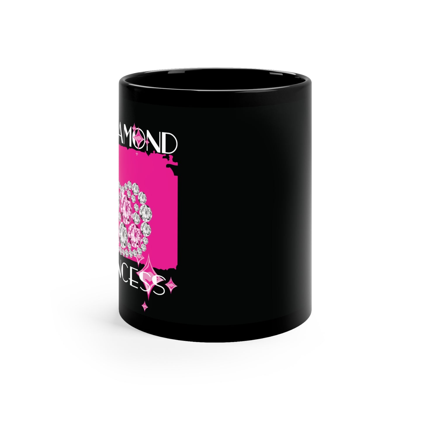 Diamond Princess - Black Coffee Mug, 11oz