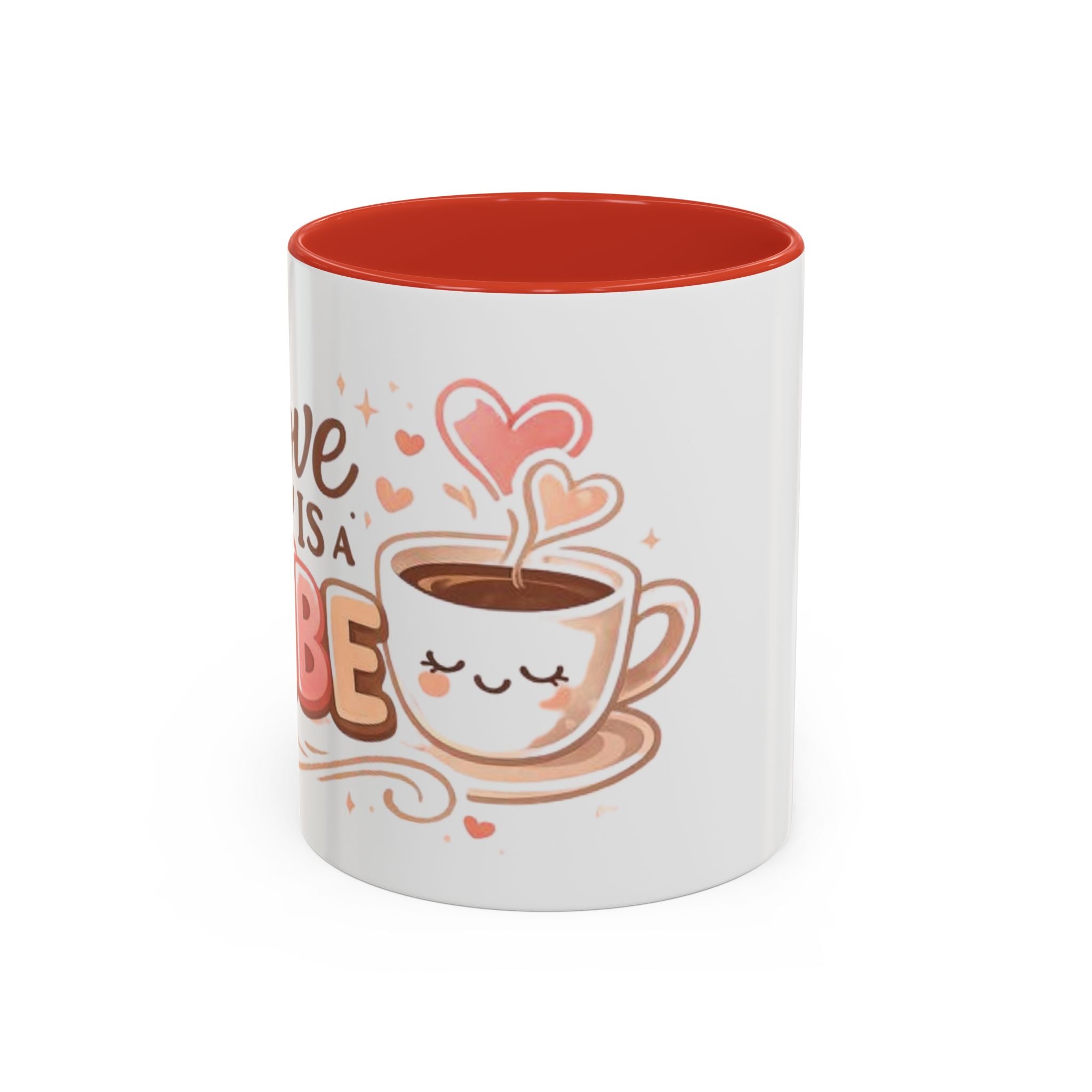 Love Is a Vibe – Accent Coffee Mug