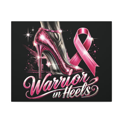 Pink Warrior Heels - Canvas Art