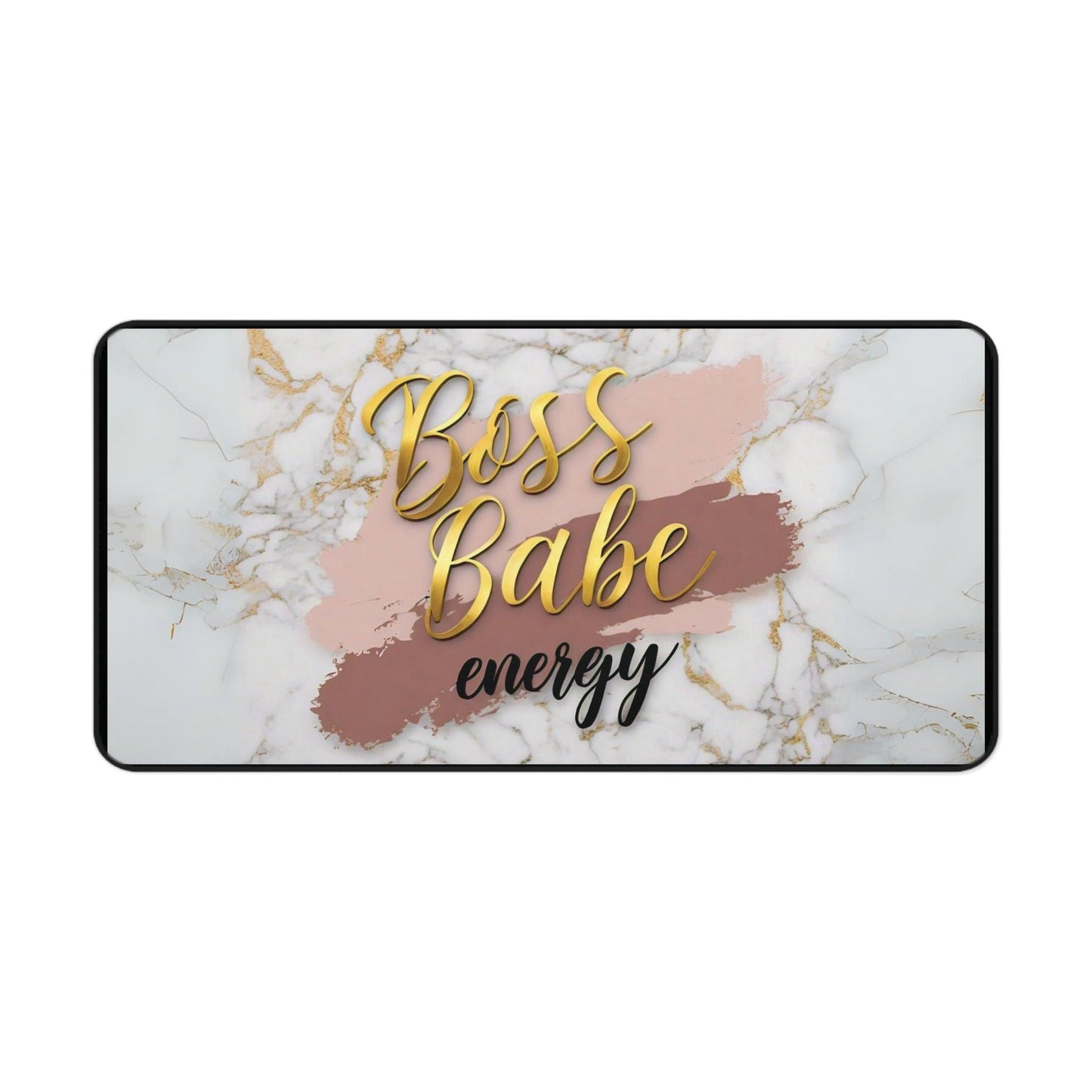 "Boss Babe Energy" - Desk Mat - Creatively Designed Shop