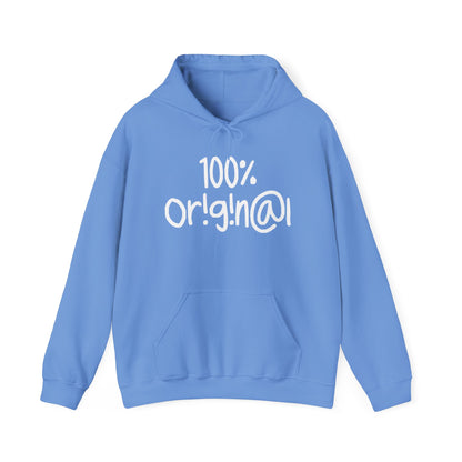 "100% Or!g!n@l" - Unisex Heavy Blend™ Hooded Sweatshirt - Creatively Designed Shop