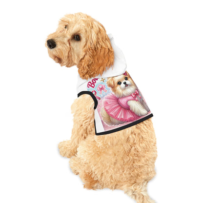 Bow Wow in Pink - Pet Hoodie