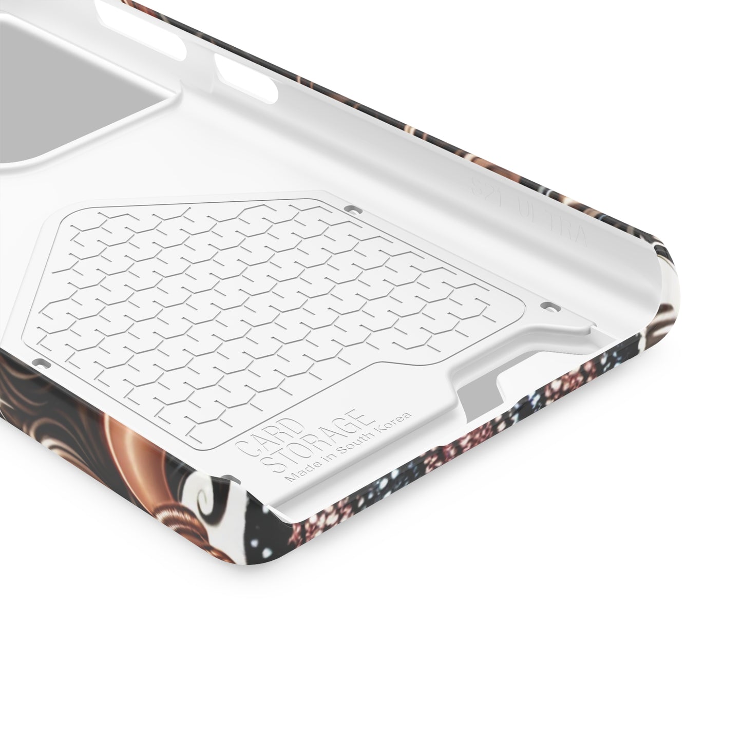 "Beautiful" - Phone Case With Card Holder - Creatively Designed Shop